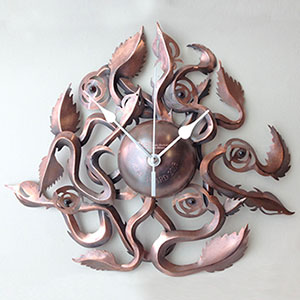 Image of Climbing Roses Clock